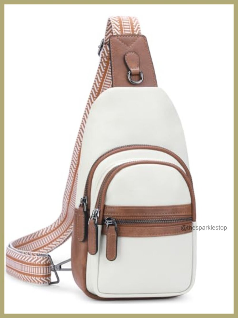 PU Leather Anti Theft Sling Bag Crossbody Fanny Pack RFID Blocking Travel